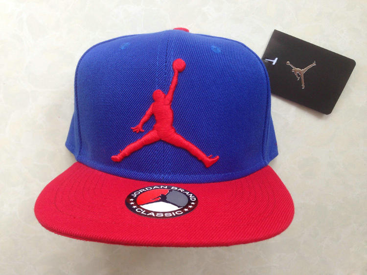 Jordan Blue Snapback Hat GF 3